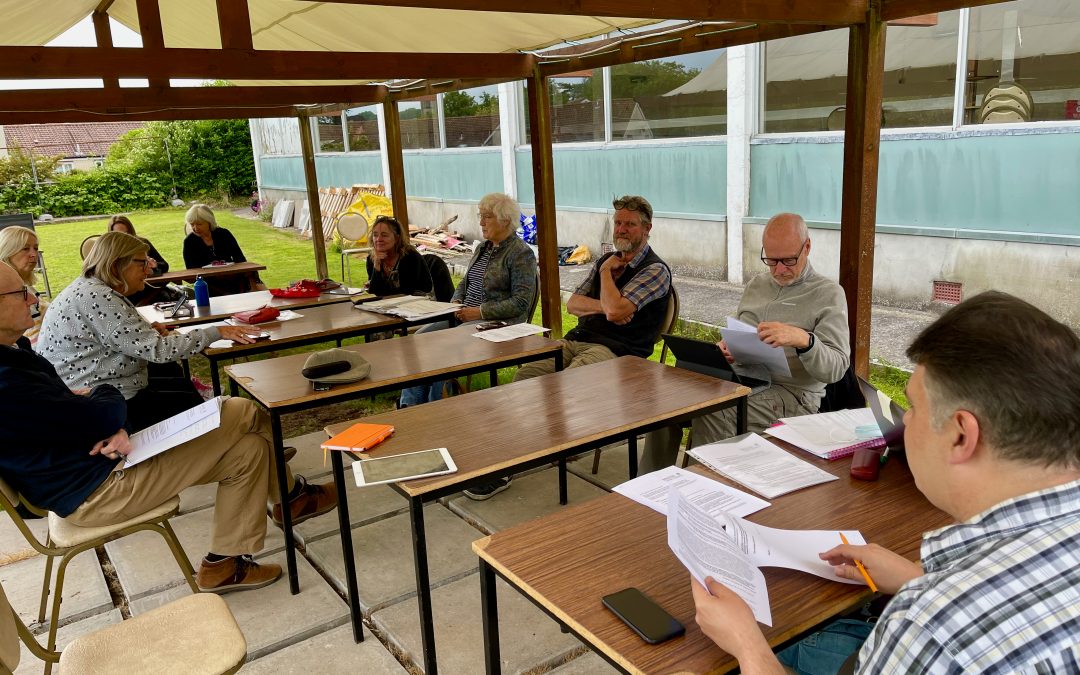 Town Council meets outdoors to beat COVID rule confusion