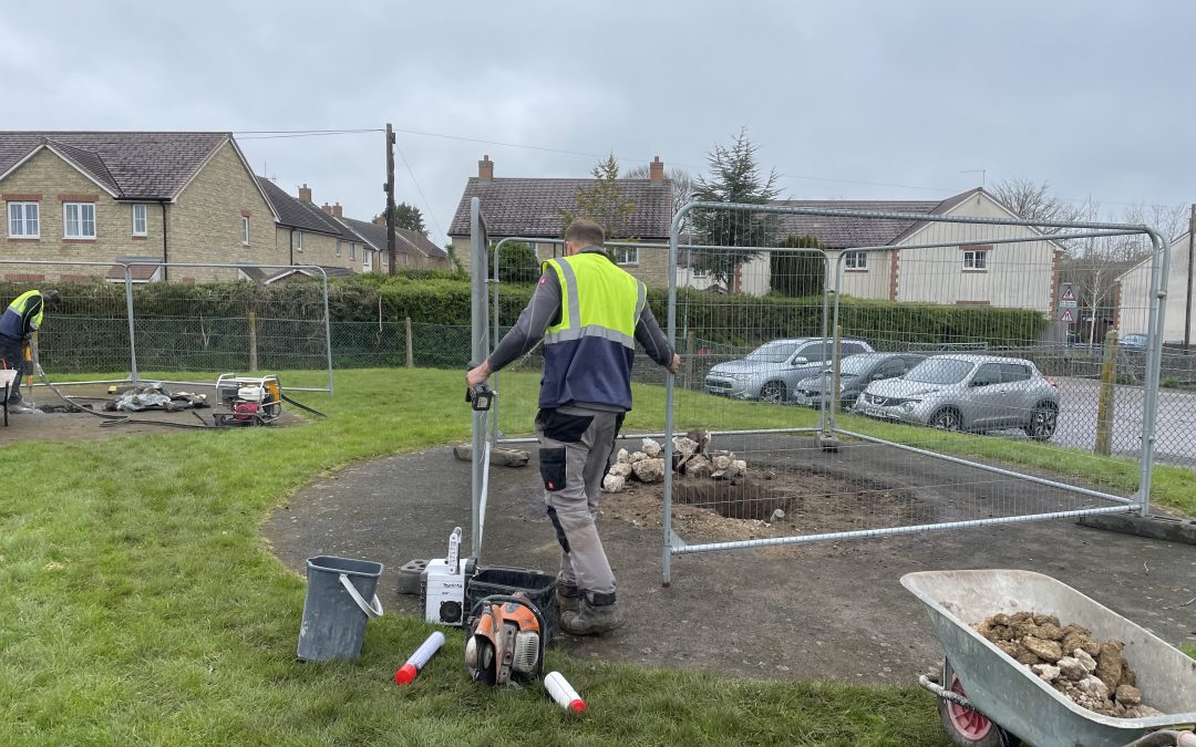 Work starts at the Jubilee Park Play area