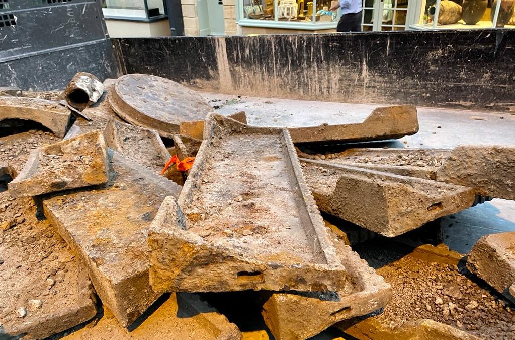 What should happen to our cast-iron kerbs?