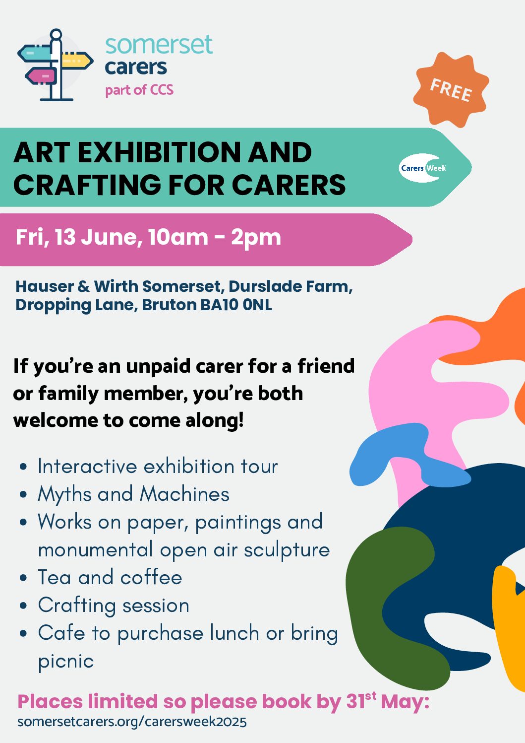 Carers Week 2025 – Event at Hauser & Wirth Art Gallery