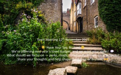 Bruton Town Meeting 12th November 2025